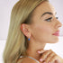 Auskari "Krāšņums IV (Bermuda Blue)" ar Swarovski™ kristāliem